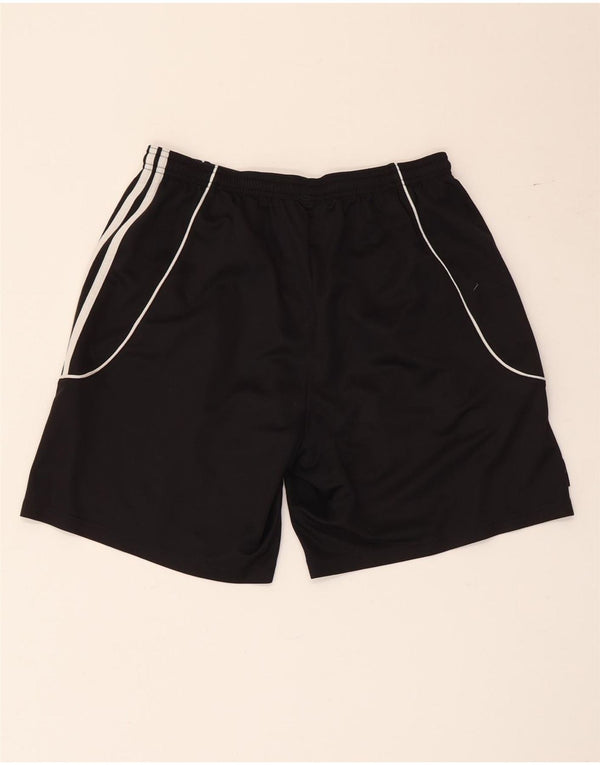 Pantaloncini sportivi Adidas Climalite da uomo grandi in poliestere nero