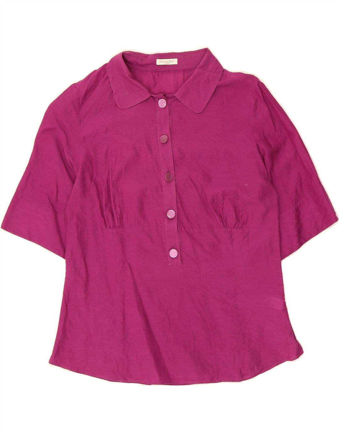 MASSIMO DUTTI Womens Blouse Top EU 42 Large Pink Cotton Vintage Massimo Dutti and Second-Hand Massimo Dutti from Messina Hembry 