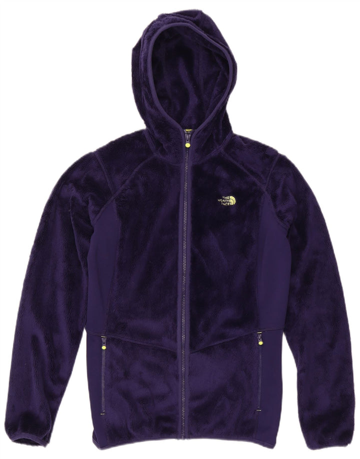 Giacca in pile con cappuccio da donna The North Face UK 14 Poliestere viola medio
