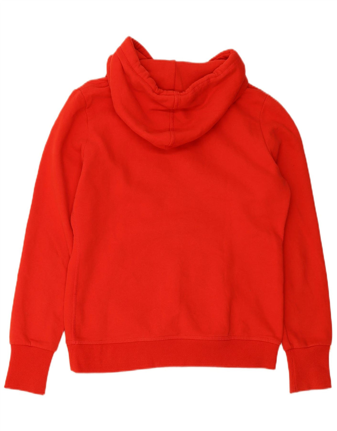 Felpa con cappuccio grafica da donna SUPERDRY UK 16 grande cotone rosso