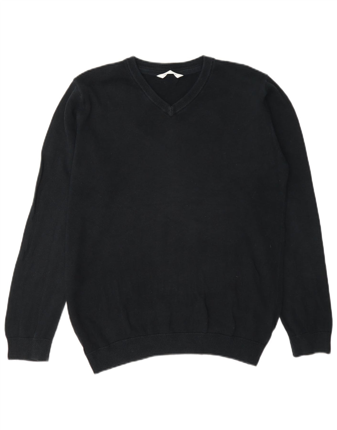 Maglione Marks & Spencer da bambino con scollo a V 13-14 anni in cotone nero