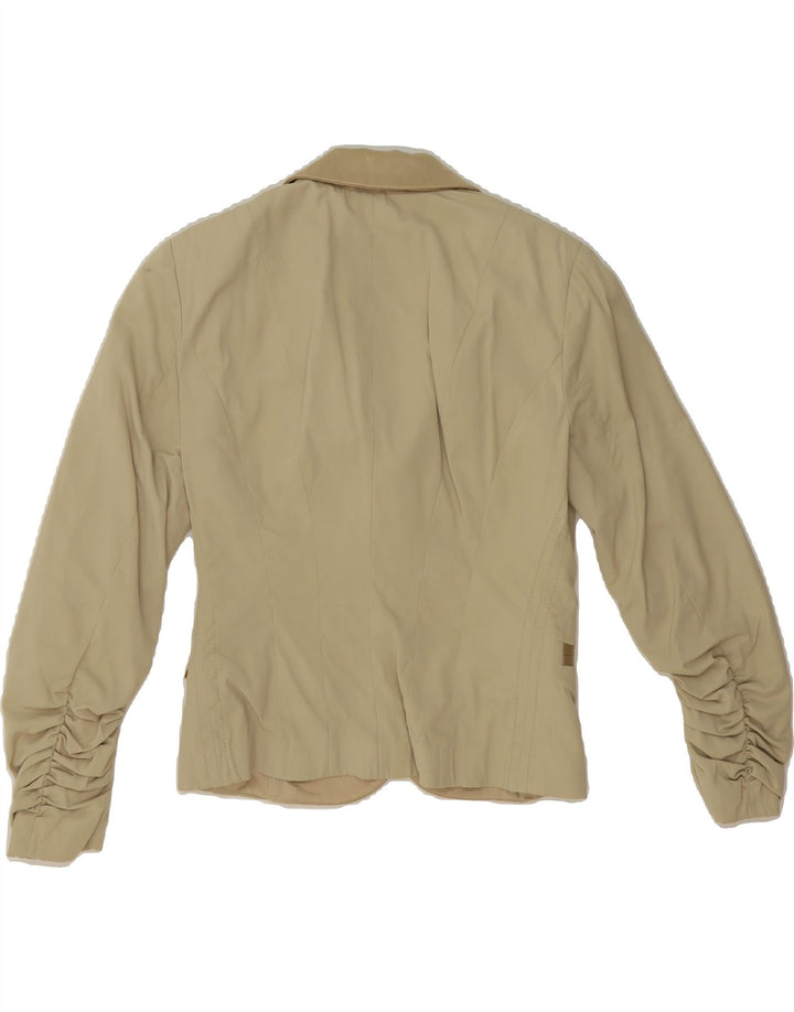 DC Womens 3 Button Blazer Jacket IT 44 Medium Beige Polyamide Vintage DC and Second-Hand DC from Messina Hembry 