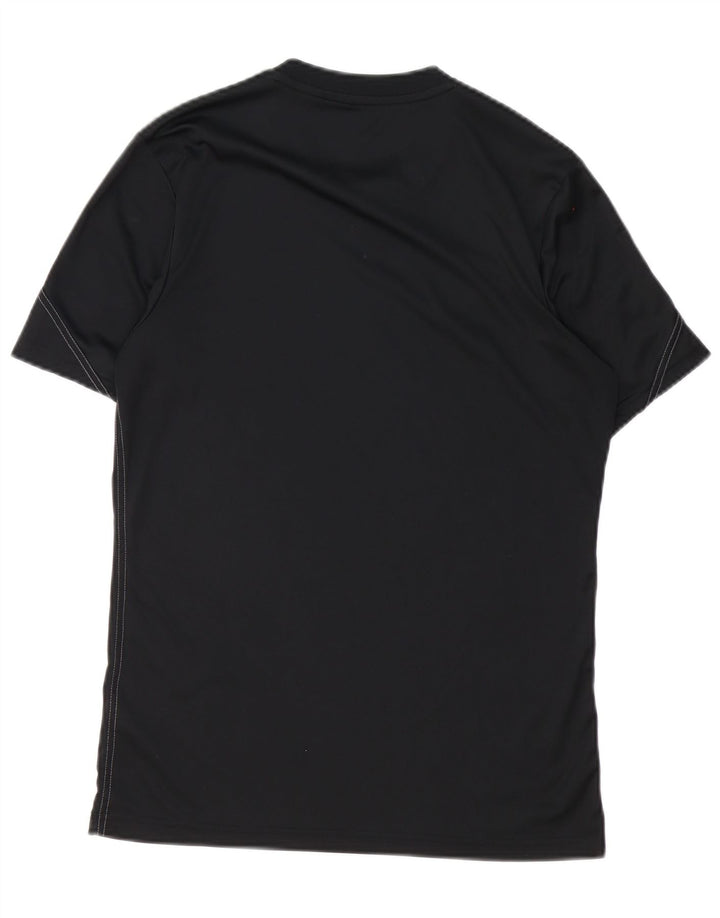 T-shirt ADIDAS da uomo Aeroready slim fit, piccola, in poliestere nero