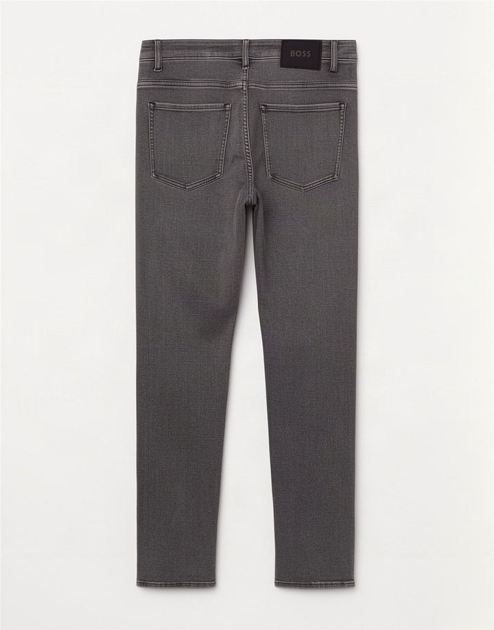Jeans slim da donna Hugo Boss W32 L30 cotone grigio