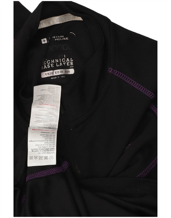 Top da ginnastica da donna Mountain Warehouse UK 10 Small Nero