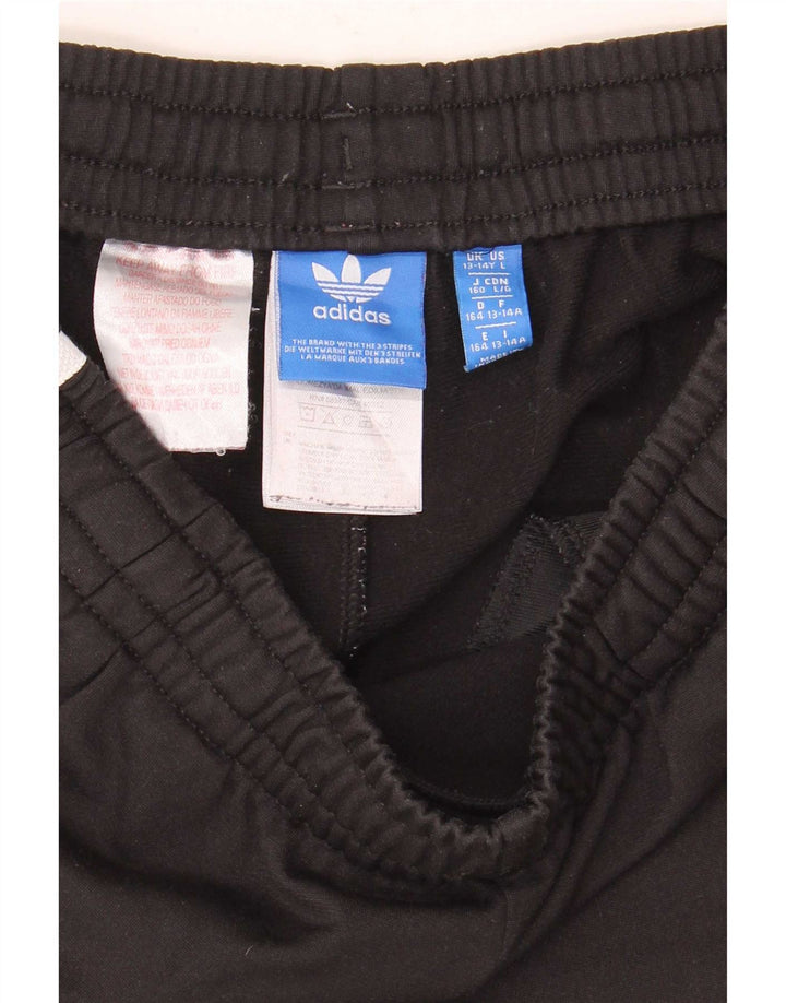 Pantaloncini sportivi Adidas da ragazzo 13-14 anni in poliestere nero