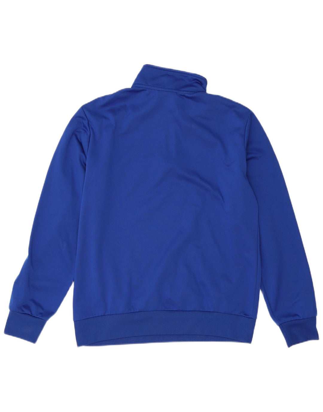 Felpa da uomo con collo con zip grafica Lotto Maglione grande poliestere blu