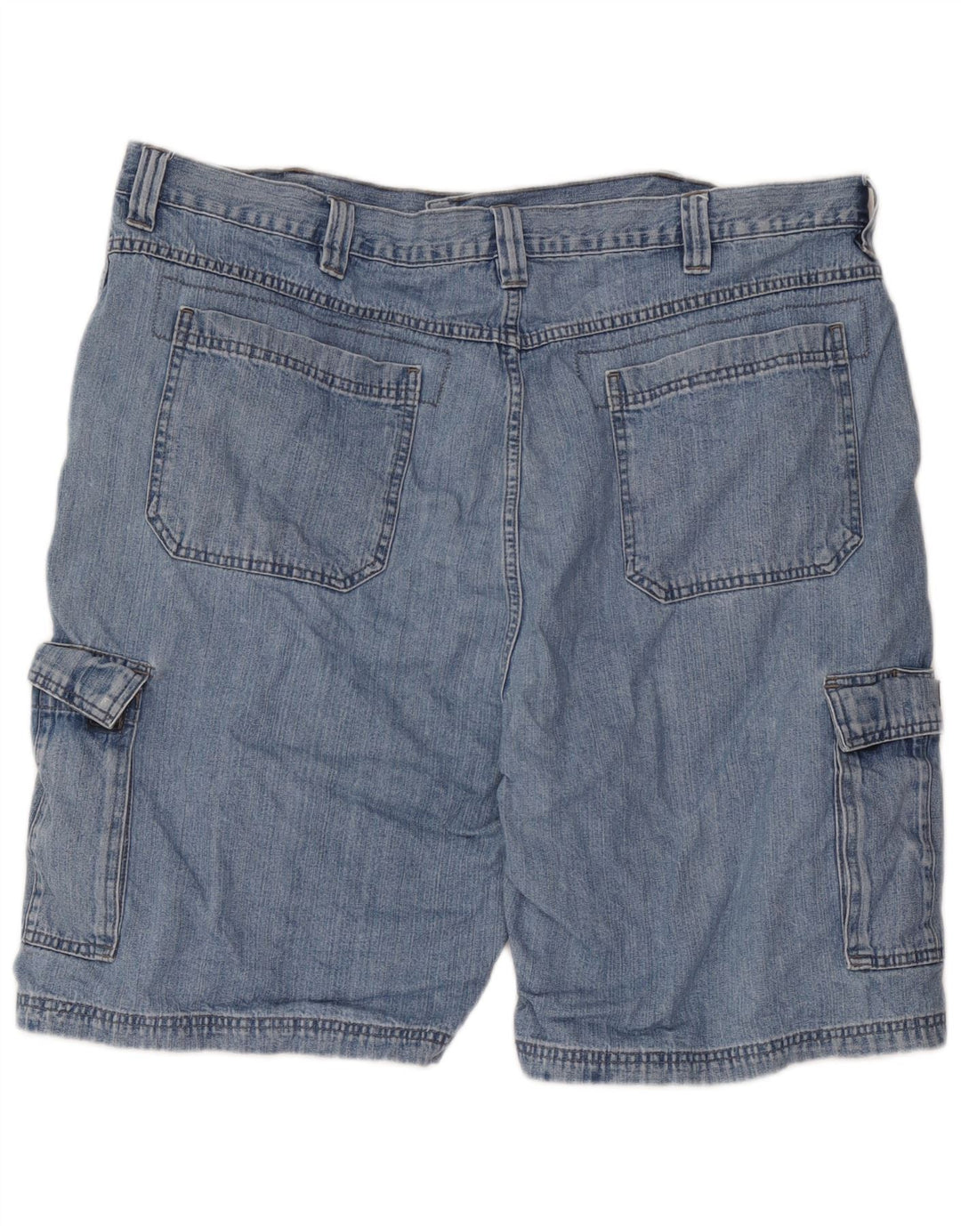 Pantaloncini di jeans cargo da uomo Wrangler W42 2XL cotone blu