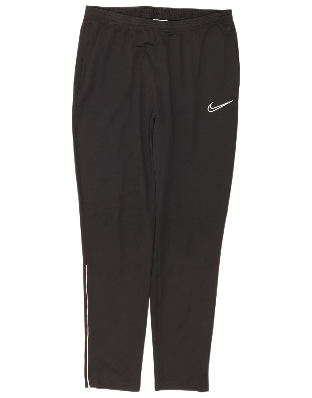 Pantaloni da tuta NIKE Dri Fit da donna UK 14 Large Nero Poliestere