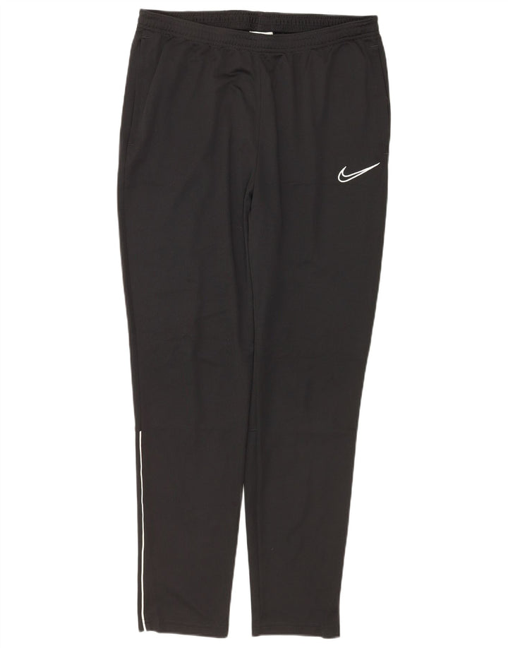Pantaloni da tuta NIKE Dri Fit da donna UK 14 Large Nero Poliestere