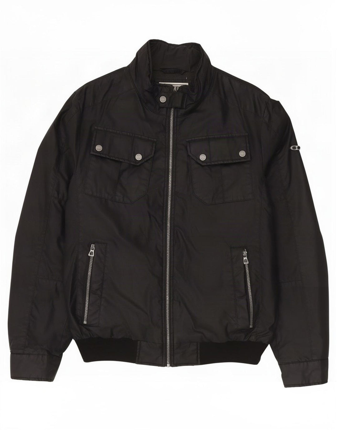 Giubbotto bomber da uomo Geox UK 40 grande cotone nero