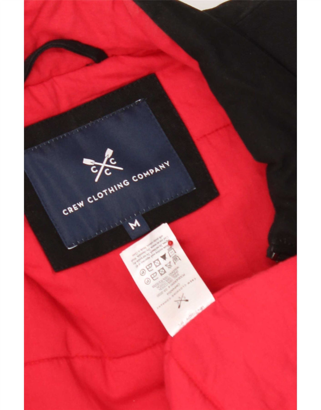 Crew Clothing Gilet da uomo UK 38 medio cotone nero