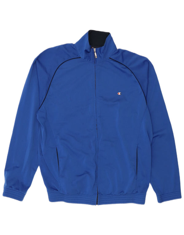 Giacca da tuta da uomo Champion 2XL blu poliestere