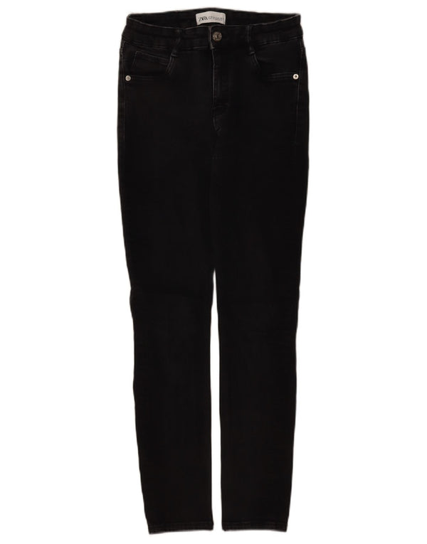 Zara Womens Skinny Jeans EU 36 XS W26 L26 Black Cotton