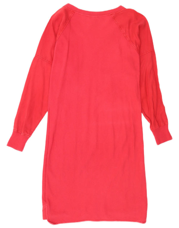 Abito maglione in felpa da donna Lacoste EU 38 cotone rosso medio