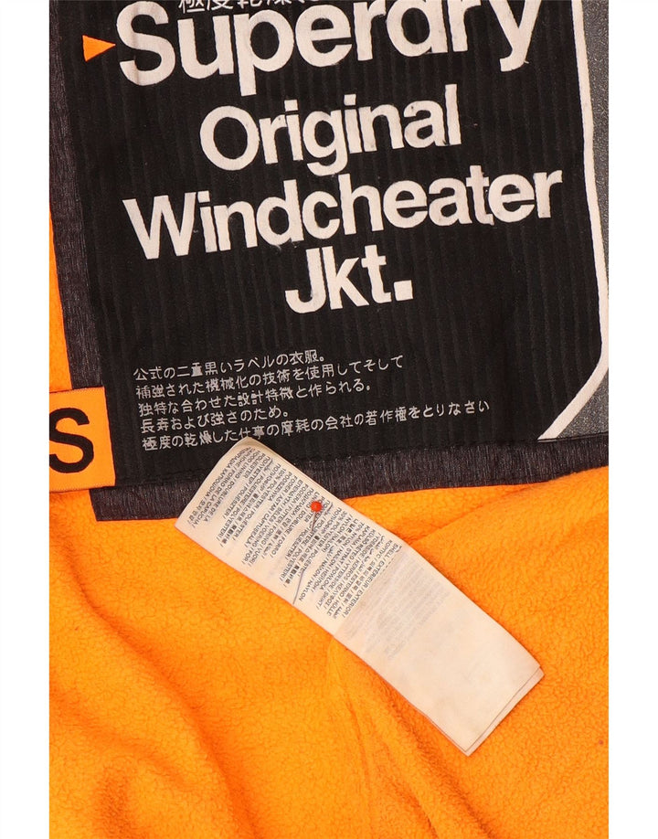 Giacca a vento con cappuccio da uomo Superdry Windcheater UK 36 Small Grigia