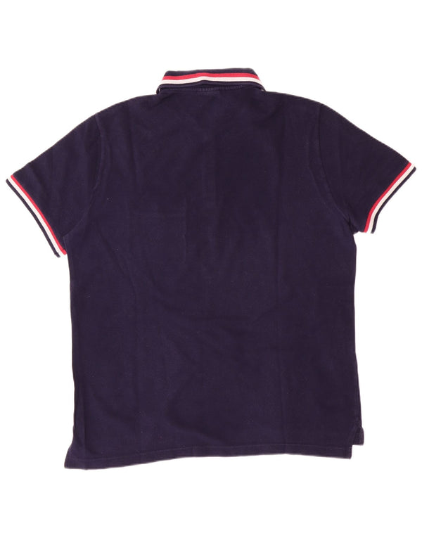 Polo da uomo Lacoste taglia 6 XL in cotone viola