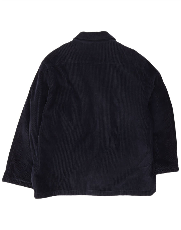 Giacca da uomo in velluto a coste Carrera UK 44 2XL Blu navy