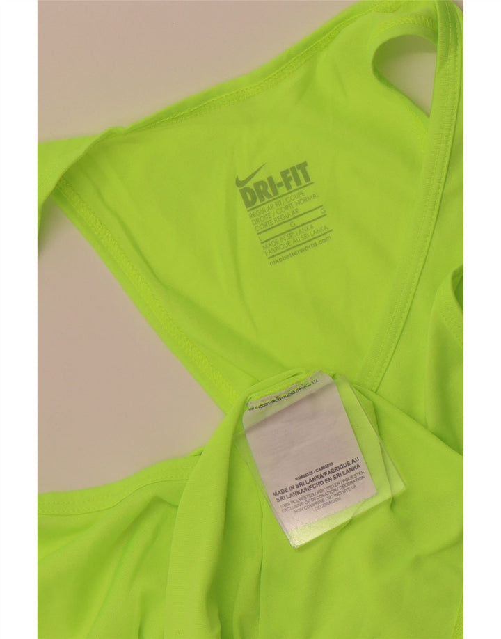 Canotta da donna NIKE UK 14 Large Verde Poliestere Sport