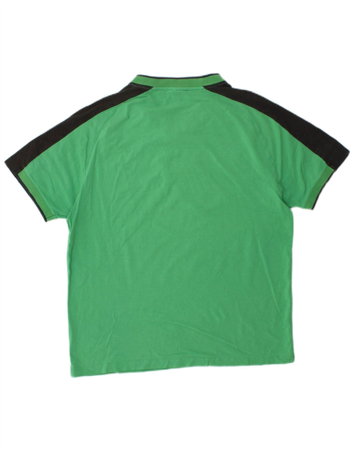 T-shirt grafica da uomo NIKE Top UK 39/41 Colorblock verde medio