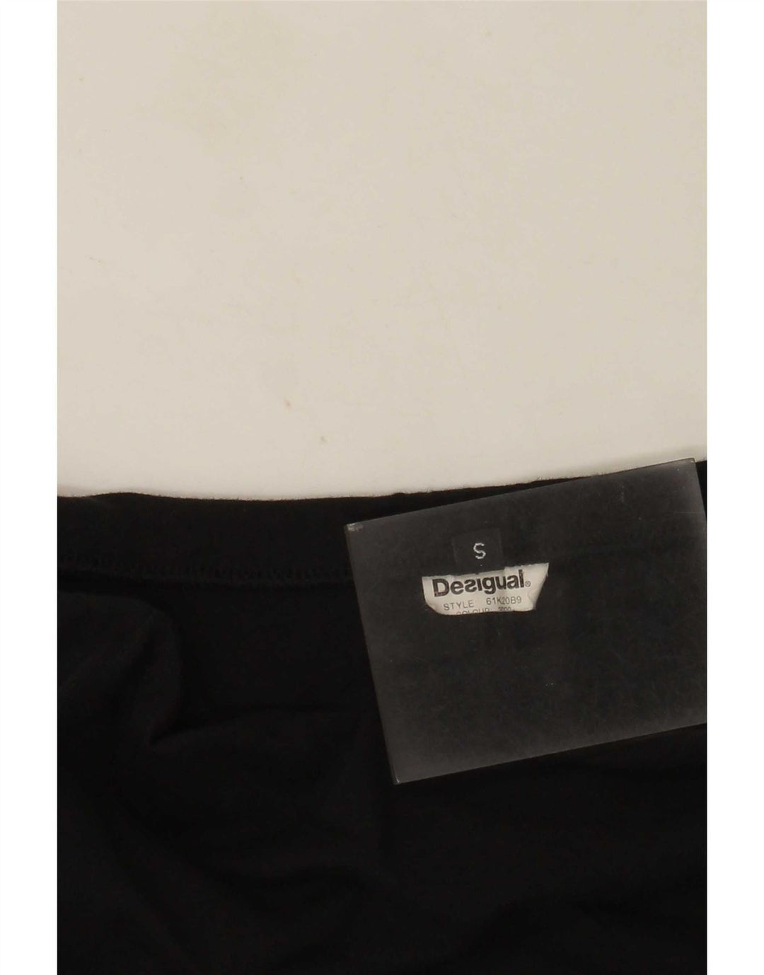 Desigual Leggings grafici da donna UK 10 Small Black Geometric