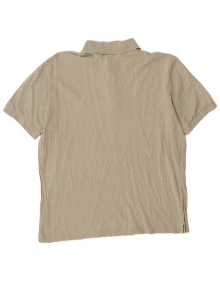 Polo da uomo Hugo Boss Classica in cotone beige medio
