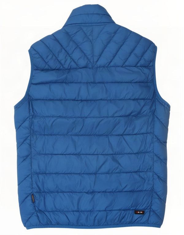 Gilet imbottito da uomo Napapijri UK 40 Large Blu in poliammide