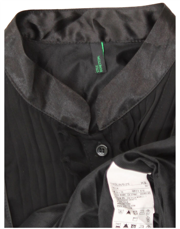 Abito tubino da donna Benetton UK 6 XS poliestere nero
