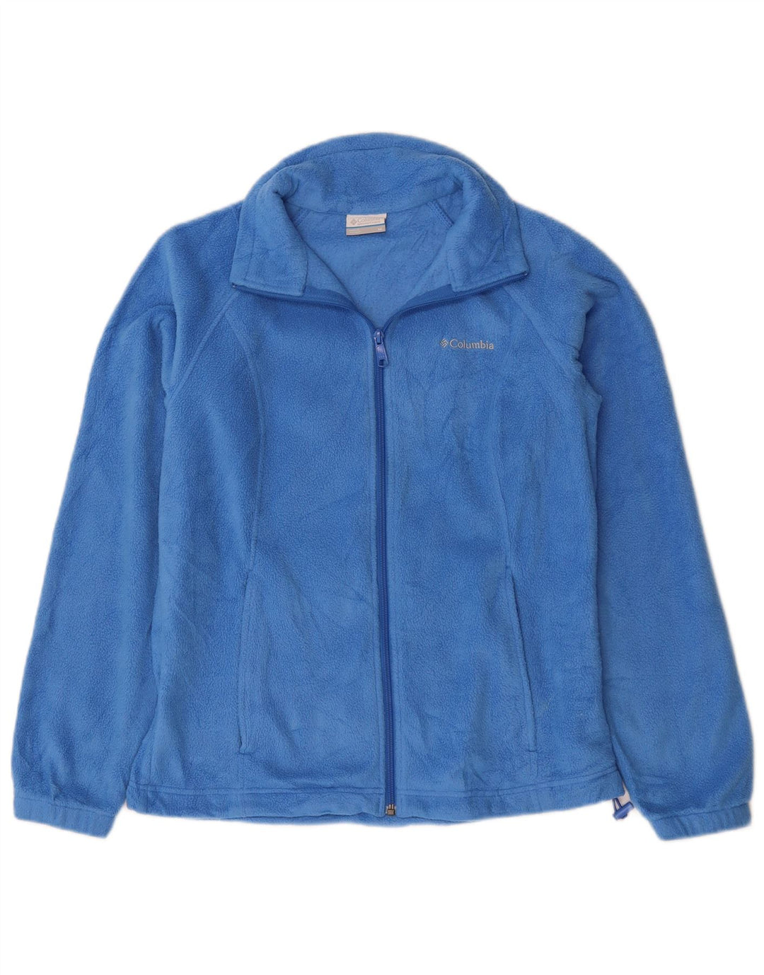 Giacca in pile da donna COLUMBIA UK 14 Poliestere blu medio