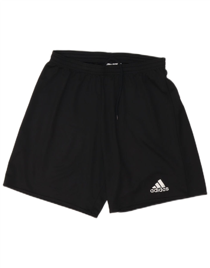 Pantaloncini sportivi ADIDAS Climalite da uomo piccoli in poliestere nero