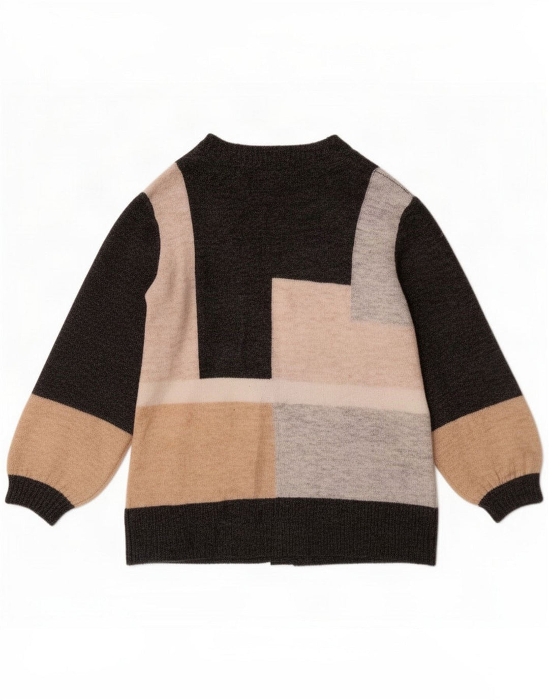 Maglione cardigan aperto da donna White Stuff UK 12 Grigio medio Colourblock