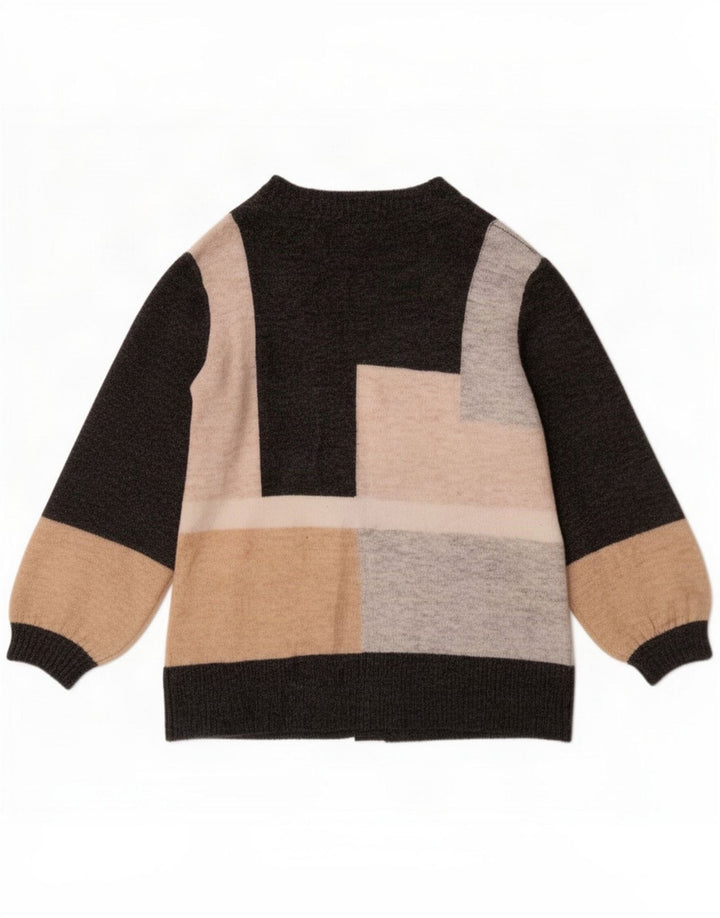 Maglione cardigan aperto da donna White Stuff UK 12 Grigio medio Colourblock