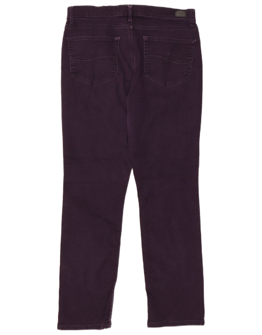 Pantaloni casual dritti slim da donna LEE W32 L32 in cotone viola