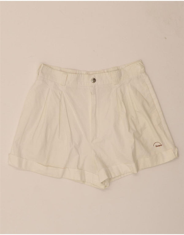 BOGNER Womens Chino Shorts W26 Small  White