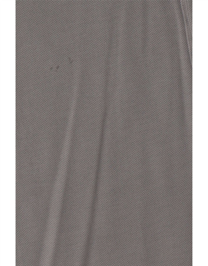 Polo da uomo Lacoste vestibilità classica taglia 3 piccola in cotone grigio