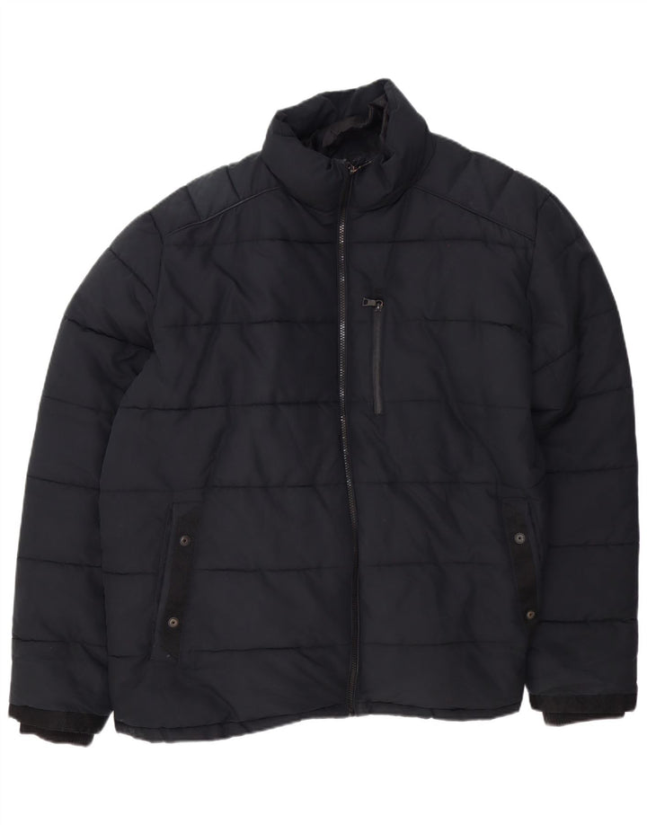 Giacca imbottita da uomo Marks & Spencer UK 46 3XL poliestere nero