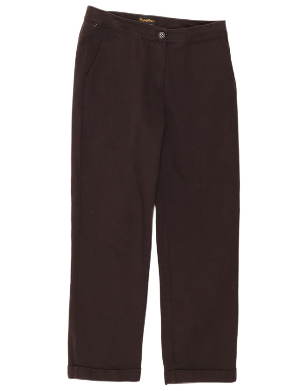 REFRIGIWEAR Pantaloni corti dritti da donna piccoli W28 L25 cotone nero