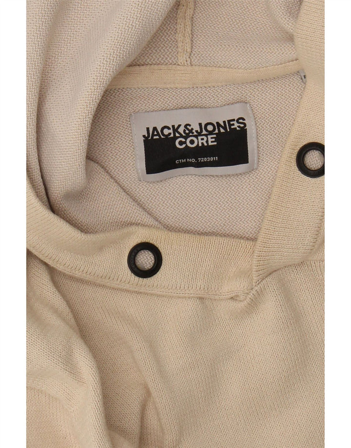 JACK & JONES Maglione con cappuccio da uomo Beige medio