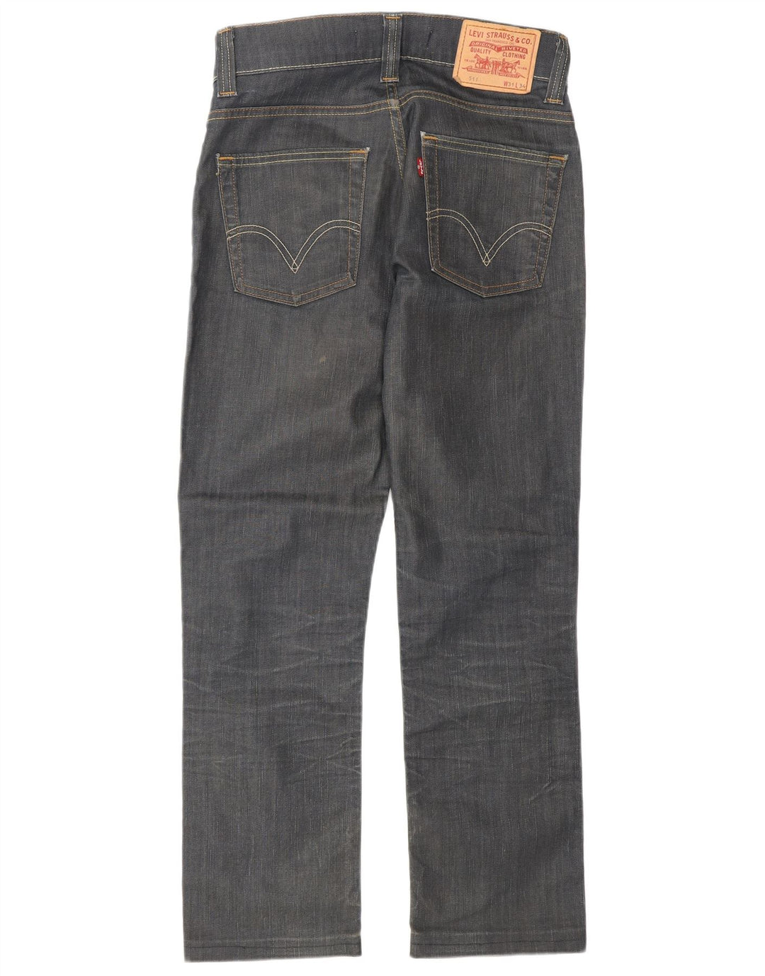 LEVI'S Jeans 511 slim da uomo W31 L28 cotone blu navy