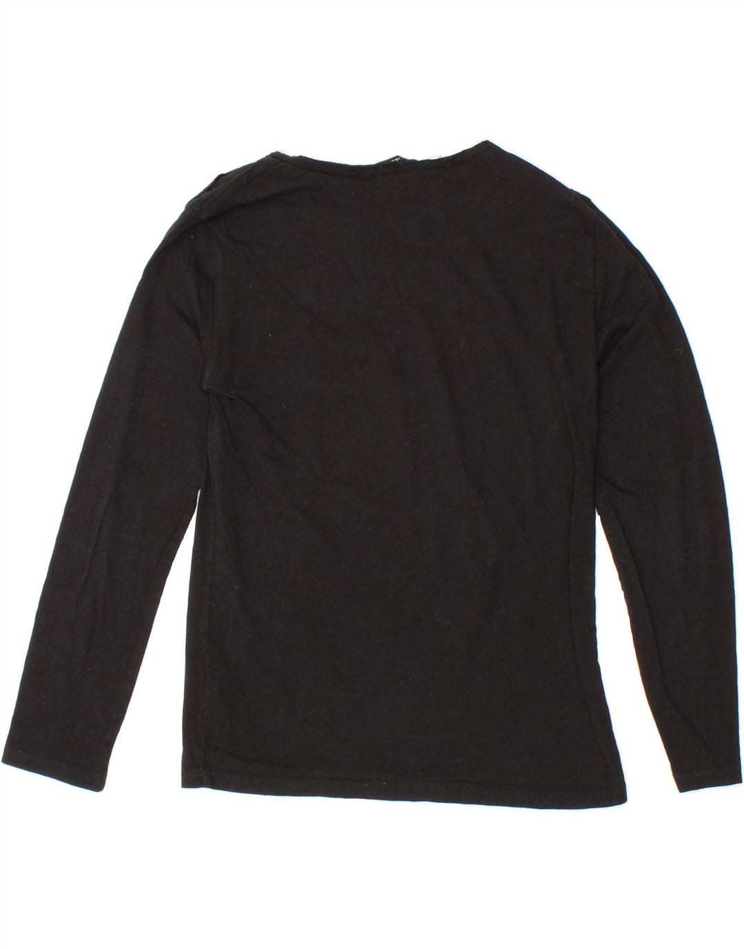 GF FERRE Boys Graphic Top Long Sleeve 11-12 Years Black Cotton Vintage GF Ferre and Second-Hand GF Ferre from Messina Hembry 