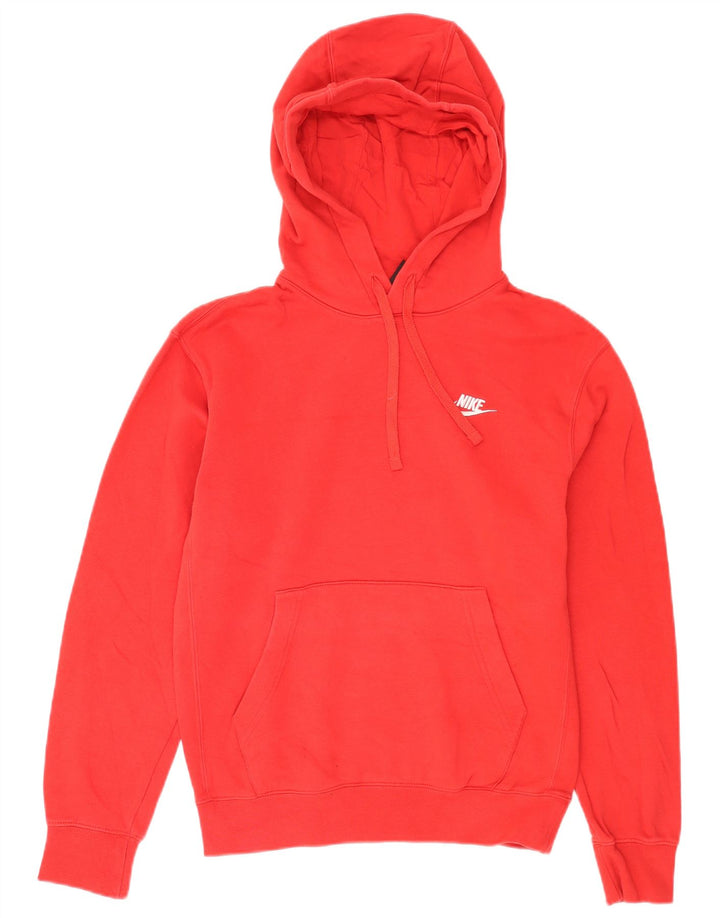 Felpa con cappuccio da uomo Nike XS in cotone rosso