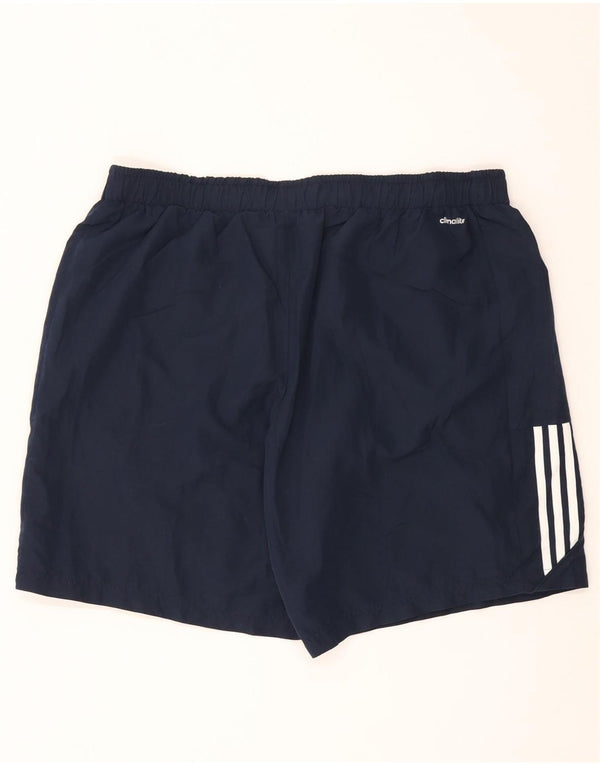 Pantaloncini sportivi Adidas Climalite da uomo 2XL poliestere blu navy