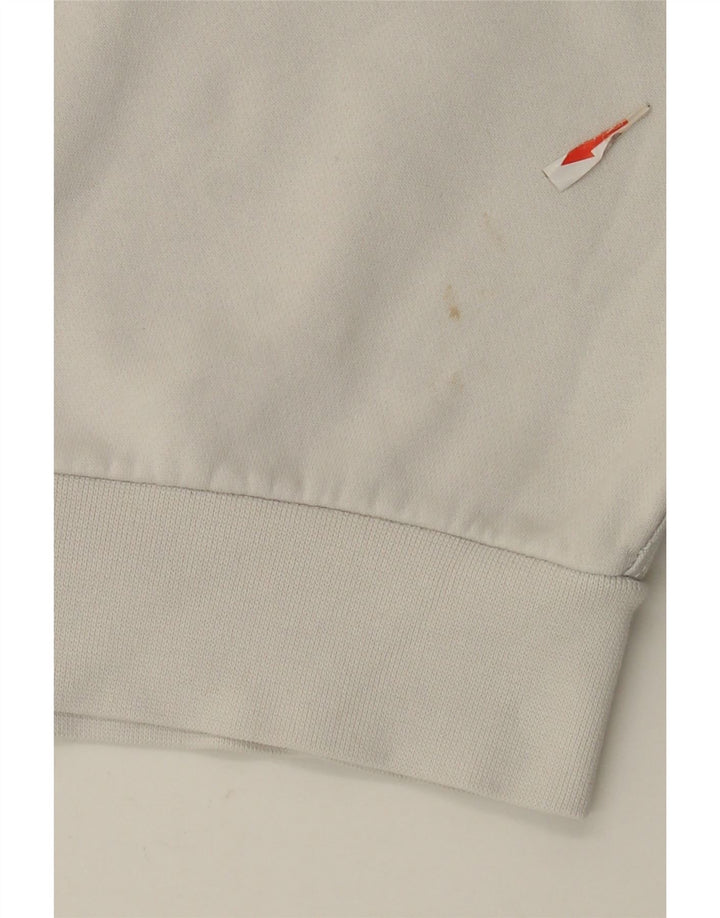 Felpa con grafica Nike da uomo, maglione XS, cotone bianco