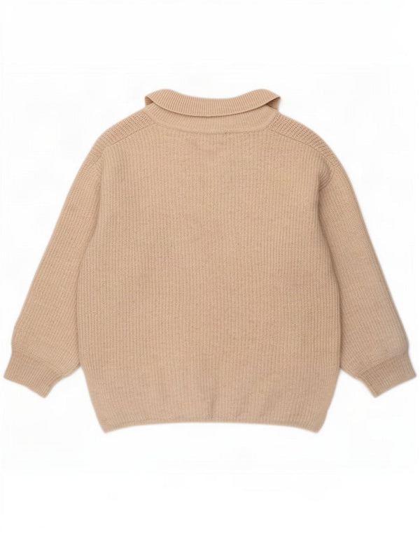 Maglione maglione collo alto da donna Marks & Spencer UK 14 Beige medio