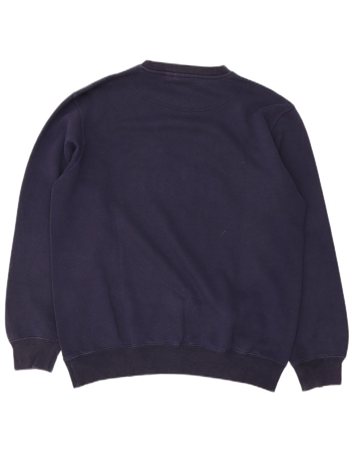 Felpa grafica da uomo Puma Maglione piccolo blu navy
