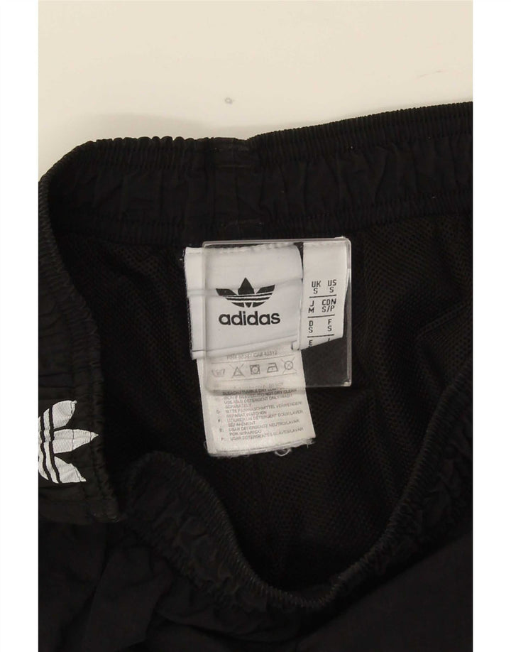 Pantaloncini sportivi grafici da uomo Adidas piccoli in poliestere nero