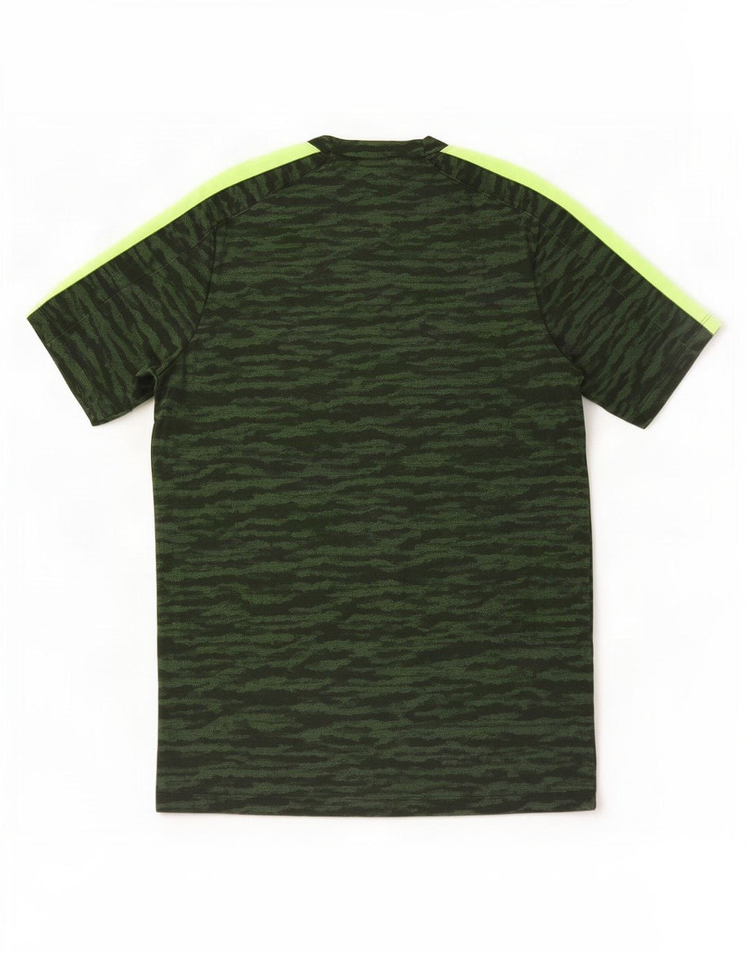 T-shirt Nike Dri Fit da uomo in poliestere mimetico verde medio