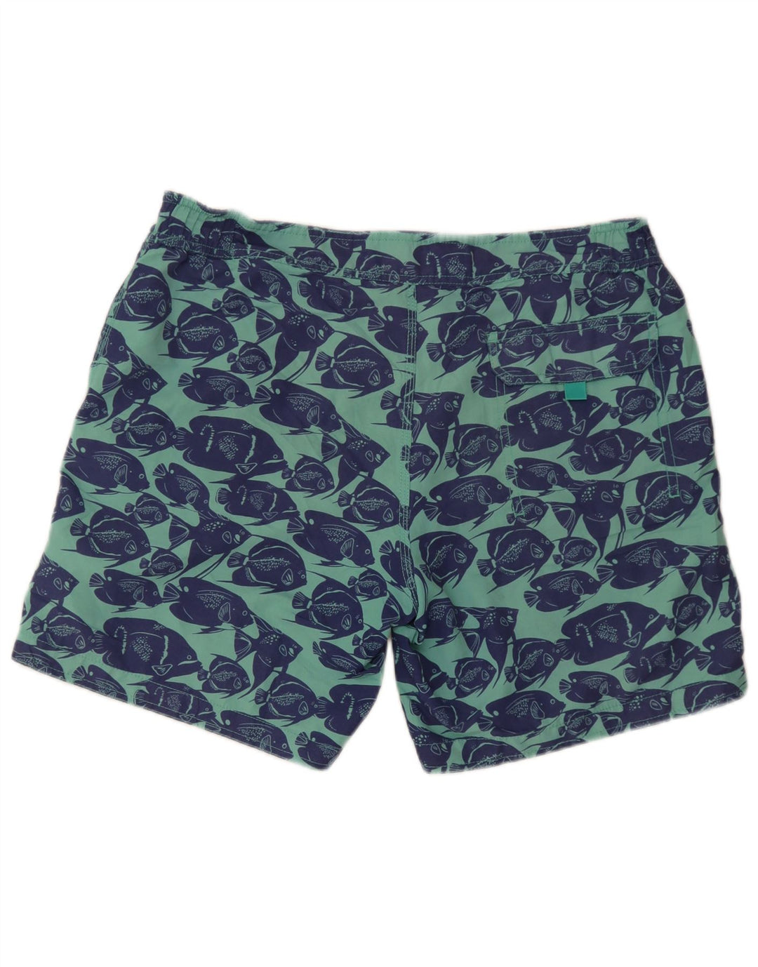 Pantaloncini da bagno grafici da uomo Boden grandi blu