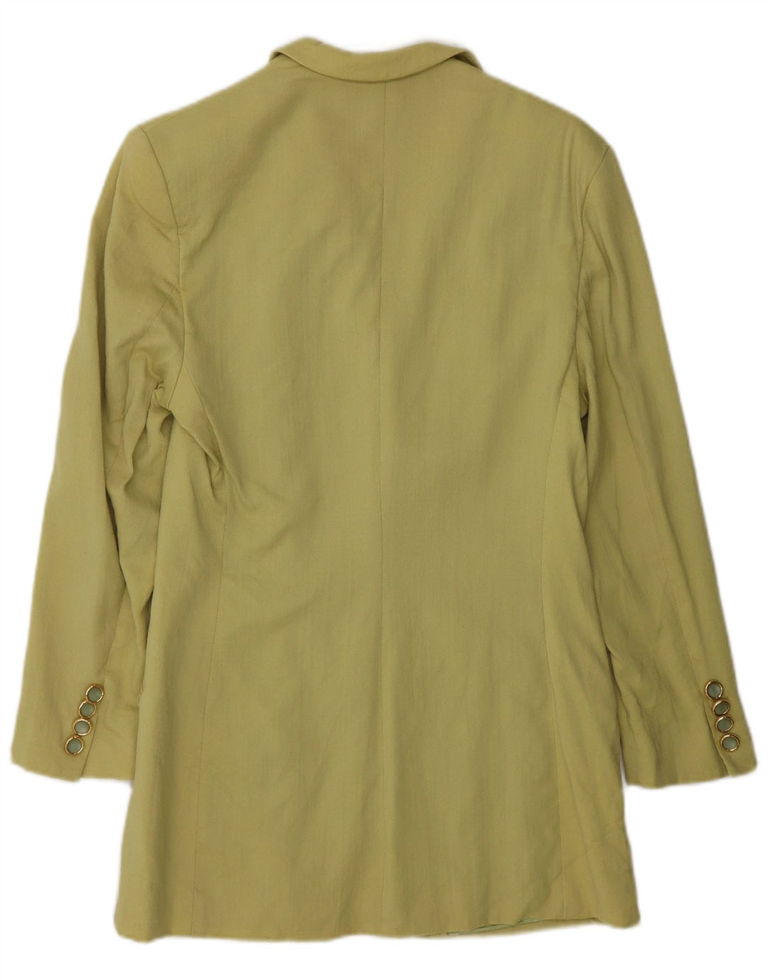 Giacca blazer vintage da donna a 4 bottoni IT 44 viscosa kaki media