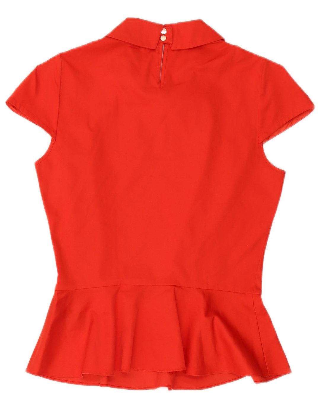 Camicetta da donna TED BAKER taglia superiore 2 piccola in cotone rosso